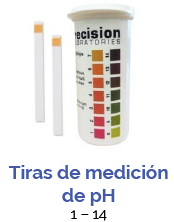 Tiras medición de pH